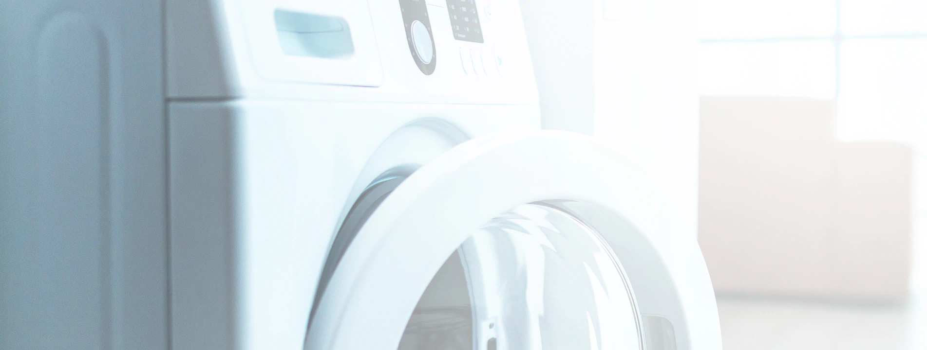 close up shot dryer machine